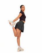 Juniper Green FORMA Micro Pleated Skirt