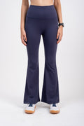 Slate Blue SWAY High-Rise Flared Leggings