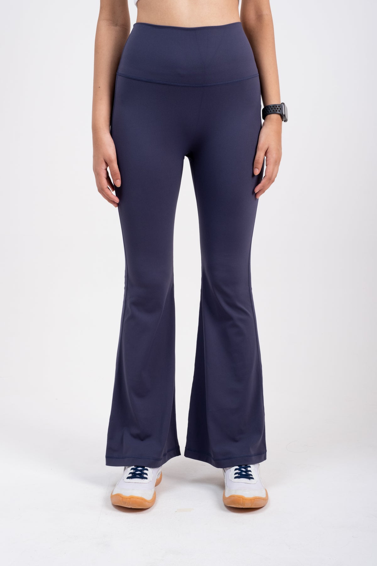 Slate Blue SWAY High-Rise Flared Leggings