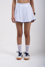 Porcelain Navy EASE Circle Skirt