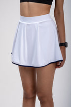 Porcelain Navy EASE Circle Skirt